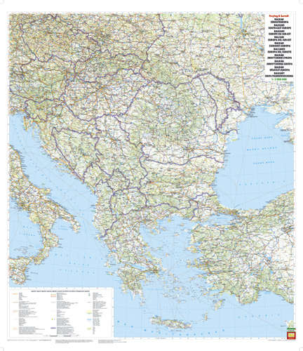 Balkan-Südosteuropa - 1:2 Mio.