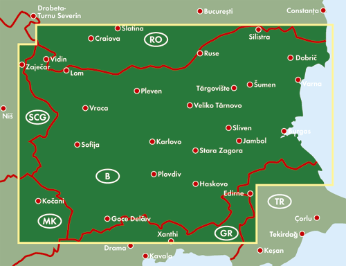 Bulgarien 1:400.000