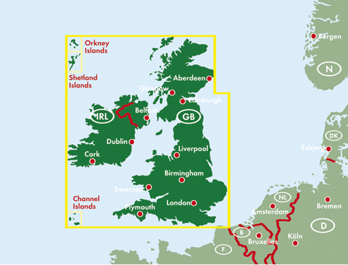 Großbritannien 1:900.000