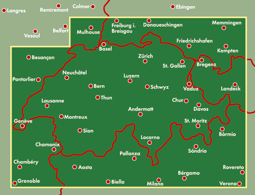 Schweiz - 1:400.000