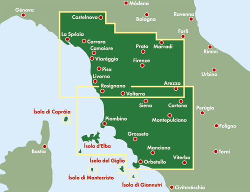 Toskana - Florenz 1:150.000 Freytag & Berndt