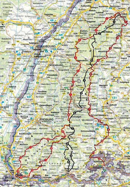 Schwarzwald Fernwanderwege