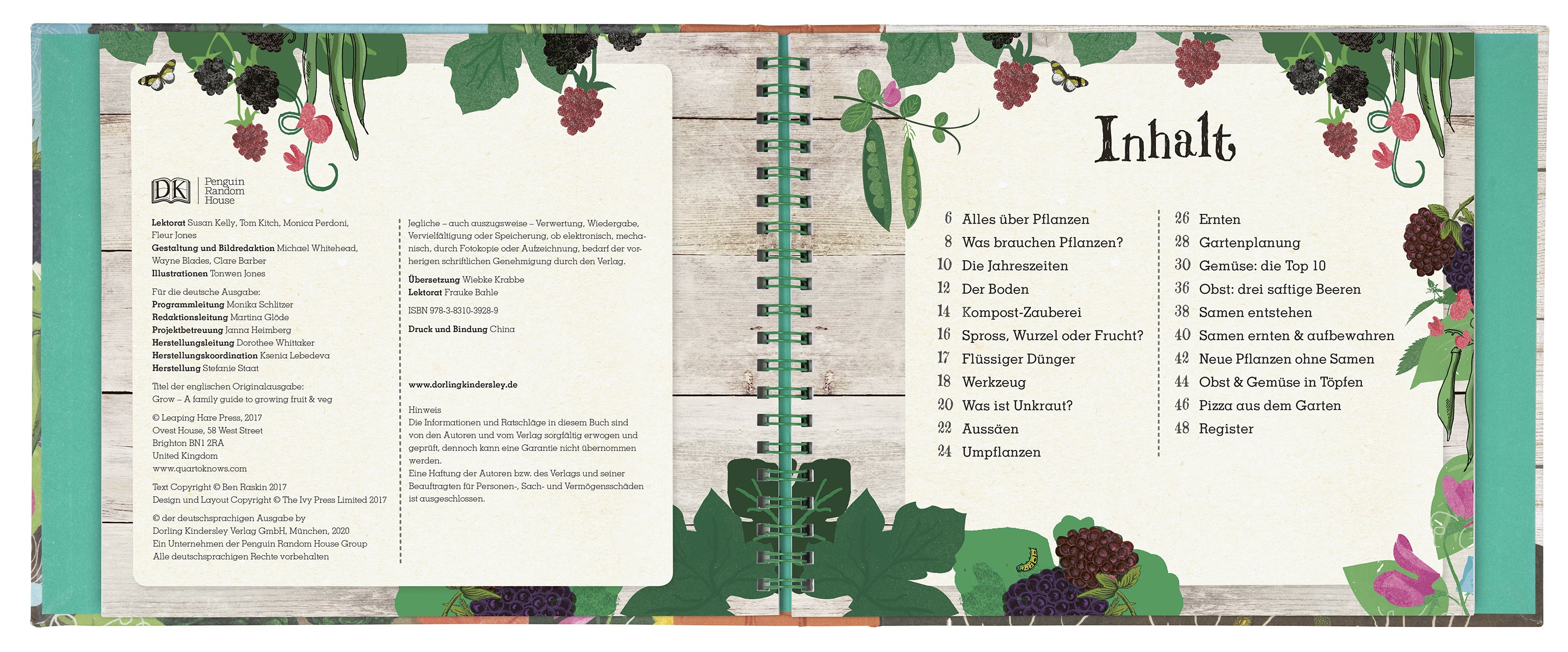 Grün - Mein Mitmach-Gartenbuch Obst und Gemüse selber ziehen!