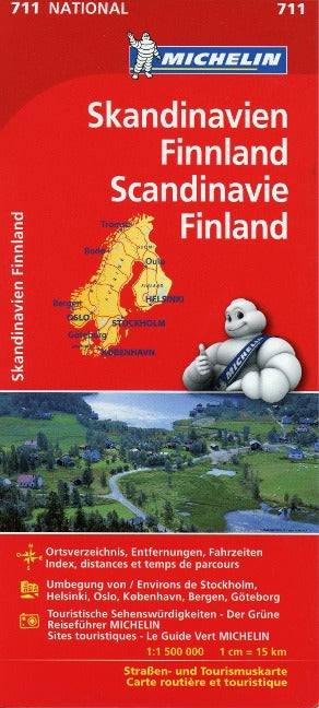 Skandinavien - Finnland Michelin - 1:1.500.000