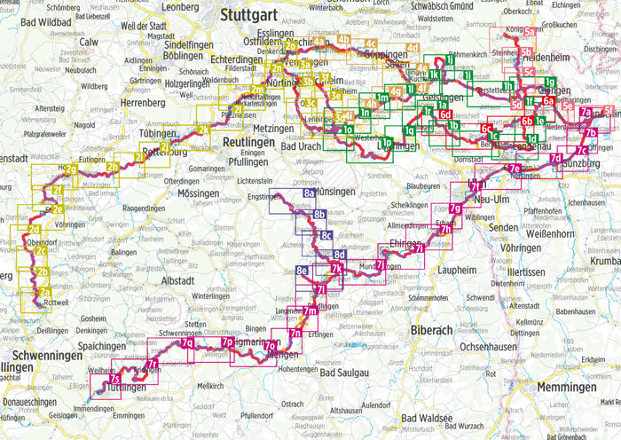 Schwäbische Alb Fluss-Radwege - Bikeline Radtourenbuch