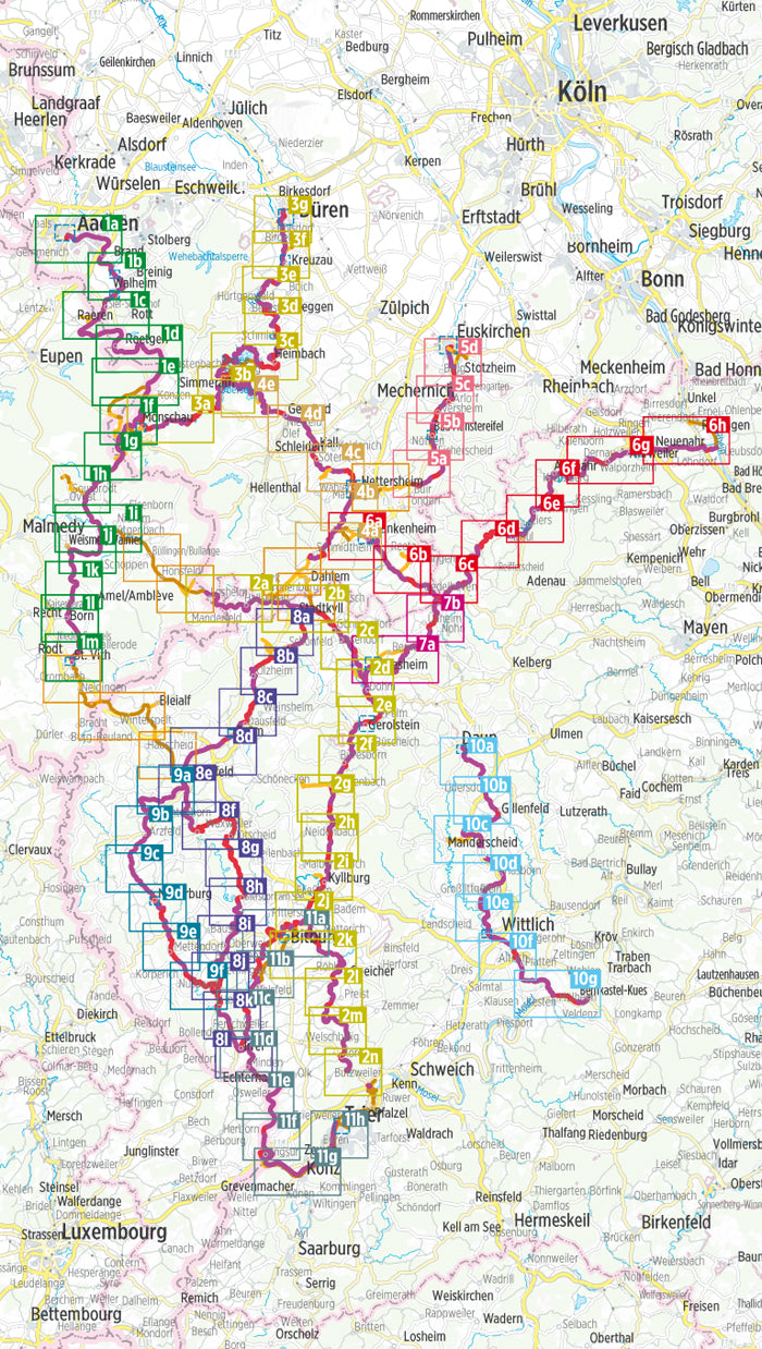 Bahntrassen- und Fluss-Radwege Eifel - Bikeline Radtourenbuch