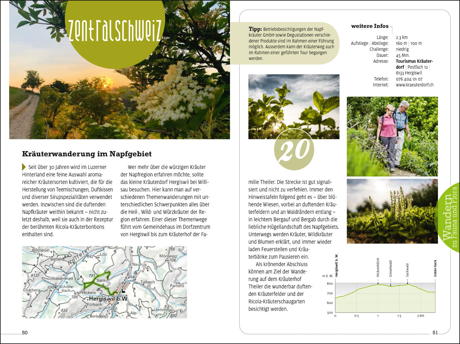 Wandern zu Flora und Fauna Erlebnis Schweiz