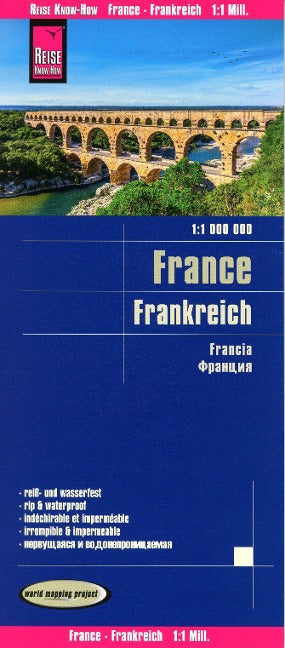 Frankreich 1:1 Mio. - Reise Know How Straßenkarte