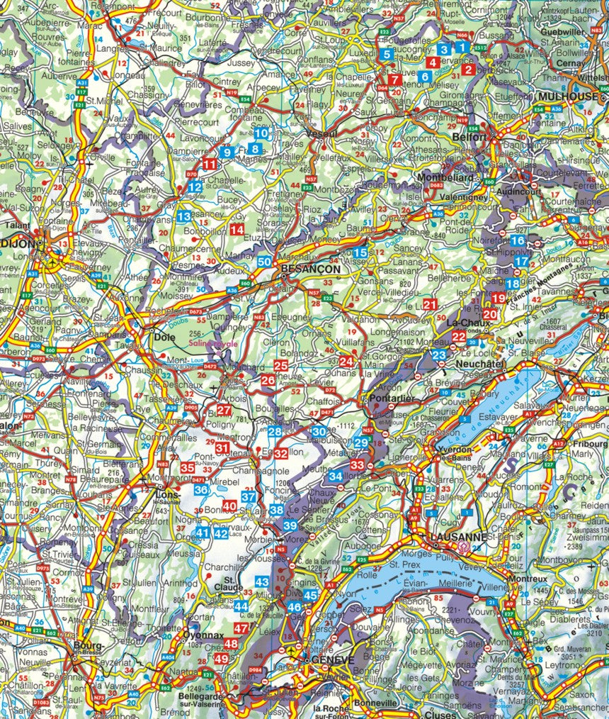 Französischer Jura – Franche-Comté - Rother Wanderführer