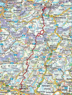 Alpenüberquerung L1 Garmisch - Brescia - Rother Wanderführer