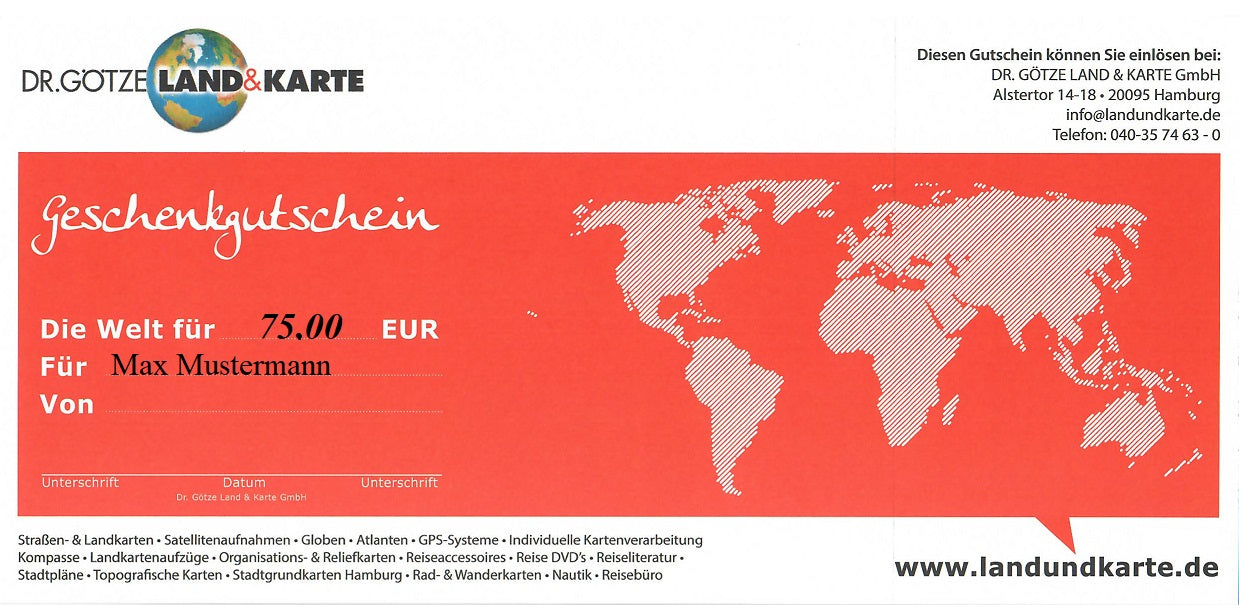 Gutschein im Wert von 75,00 €