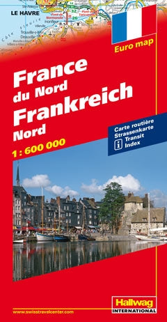 Frankreich Nord 1:600.000 - Hallwag
