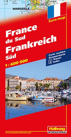 Frankreich Süd 1:600.000 - Hallwag