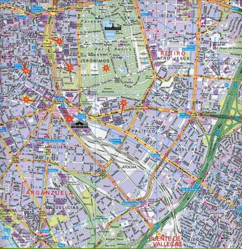 Madrid 3 in 1 City Map 1:15 500