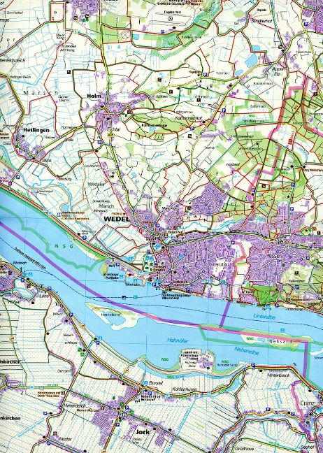 725 Hamburg und Umgebung 1:50.000 - Kompass Wanderkartenset