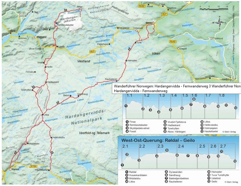 Wanderführer Norwegen: Hardangervidda
