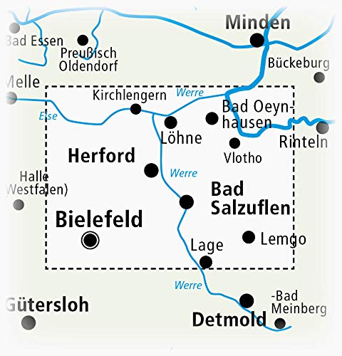 Herford, Bad Oeynhausen, Bad Salzuflen 1:50.000