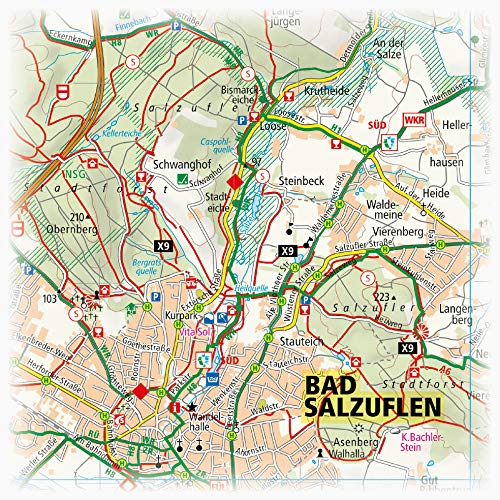 Herford, Bad Oeynhausen, Bad Salzuflen 1:50.000