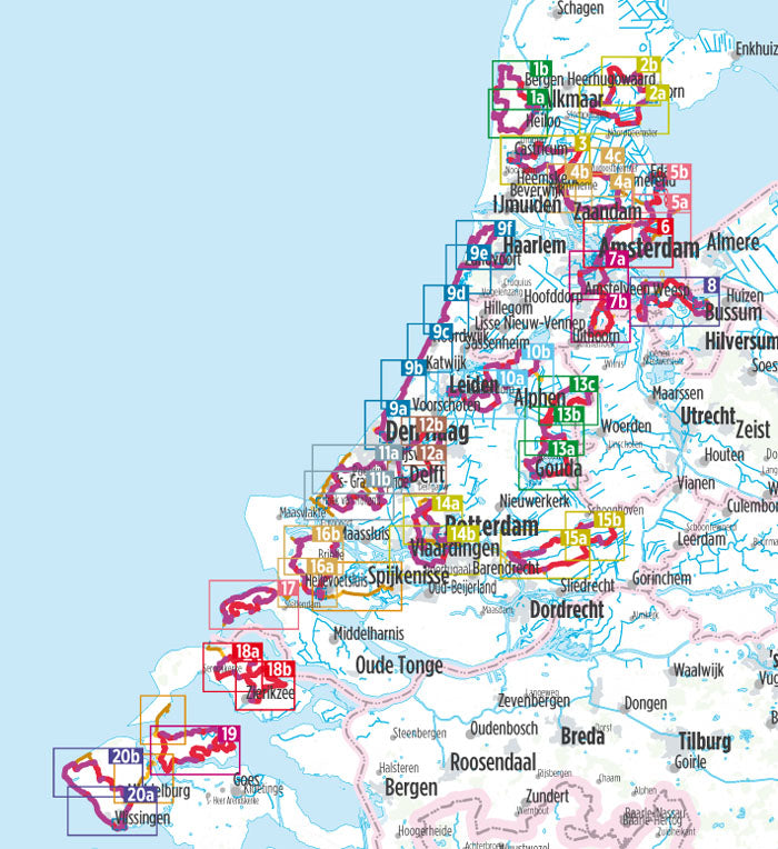 Holland Radregion - Bikeline Radtourenbuch