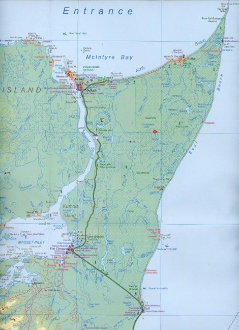 Haida Gwaii / Queen Charlotte Islands 1:280.000 - British Columbia Coast 1:900.000