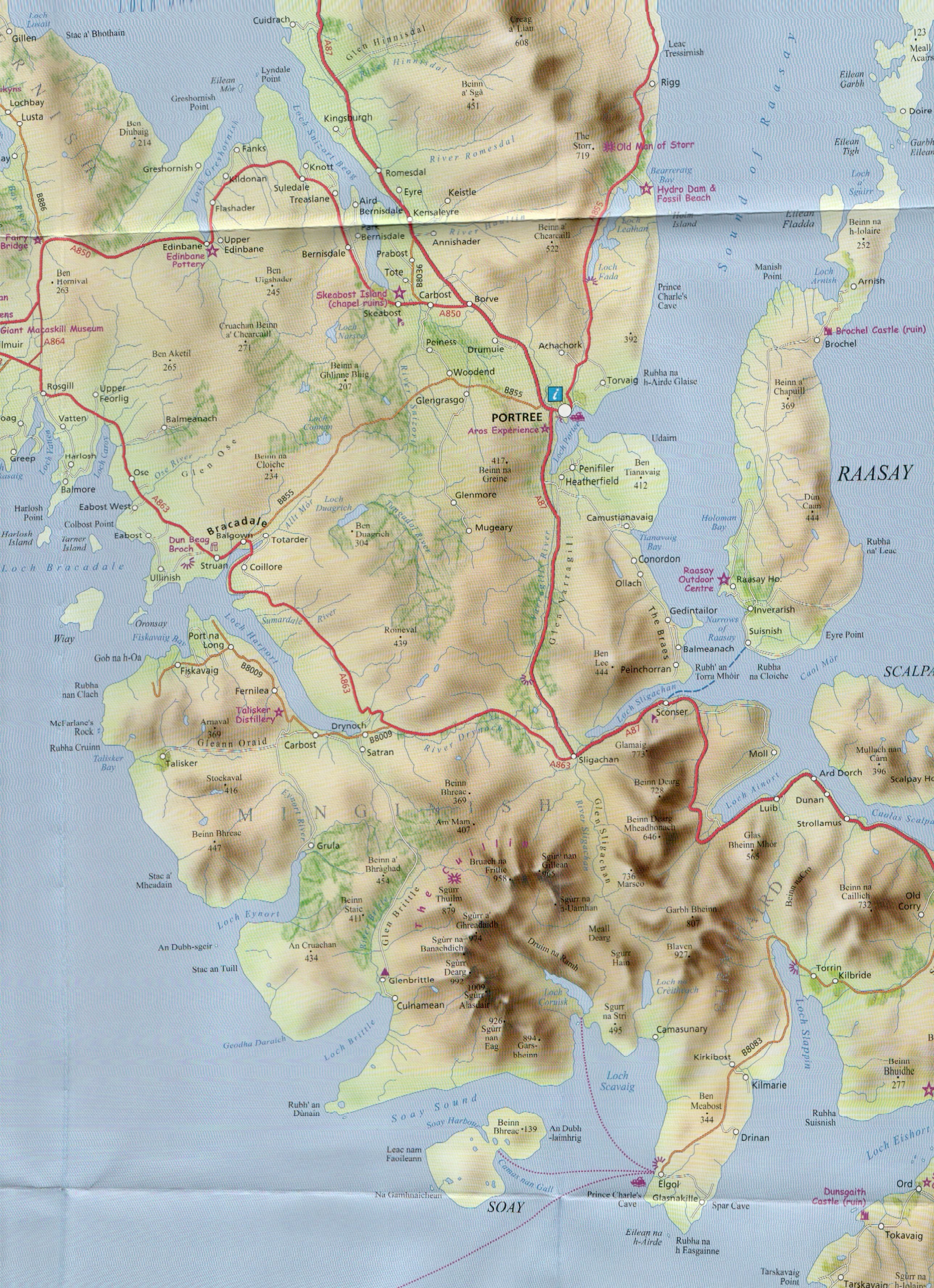 Isle of Skye 1:170.000