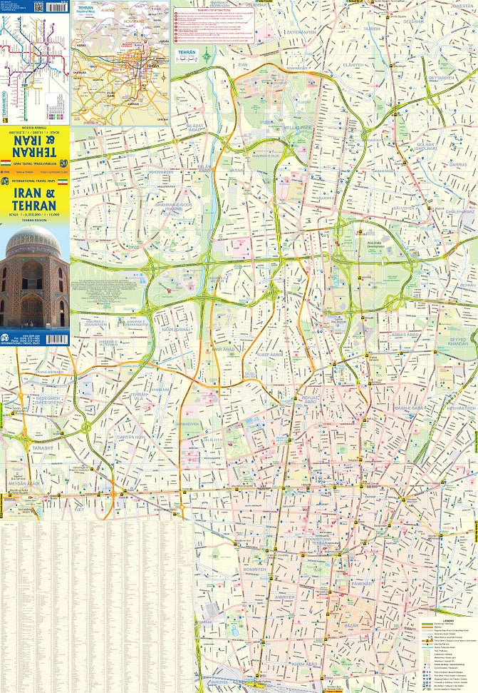 Iran & Tehran 1:2.350.000 & 1:15.000 - ITM