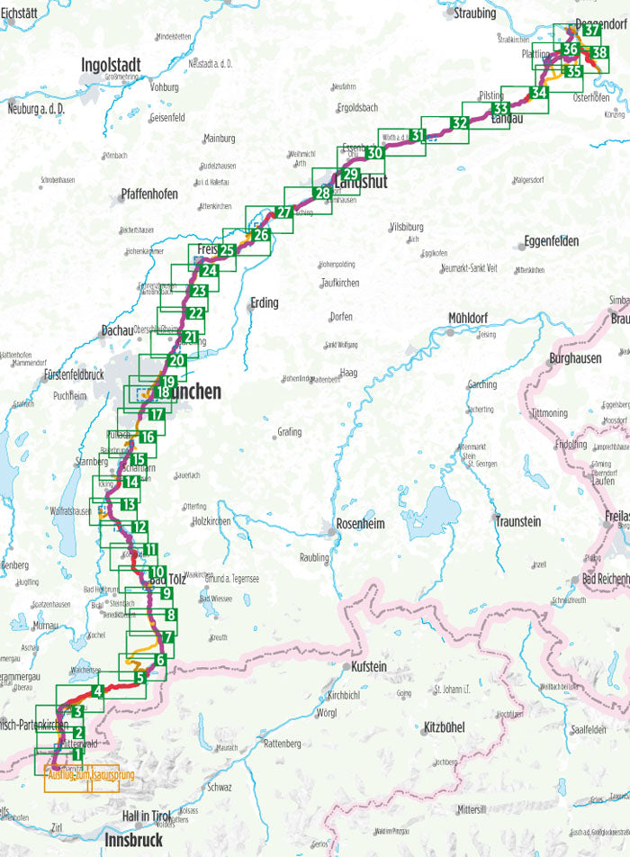 Isar-Radweg - Bikeline Radtourenbuch