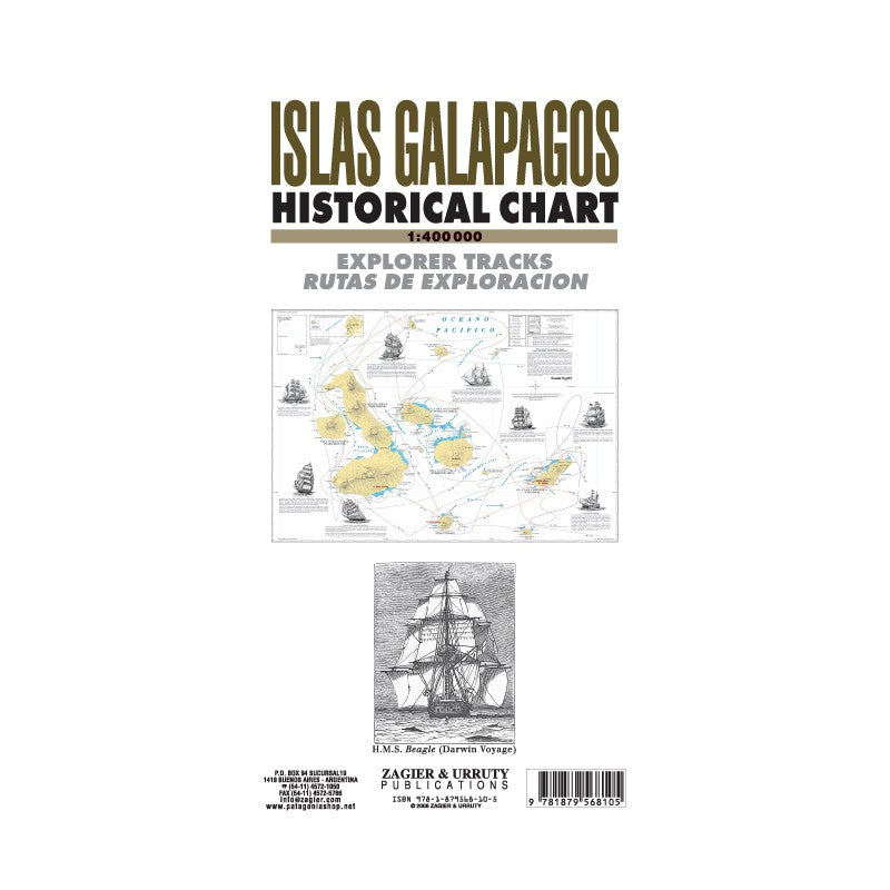 Islas Galapagos Historical Chart 1:400.000