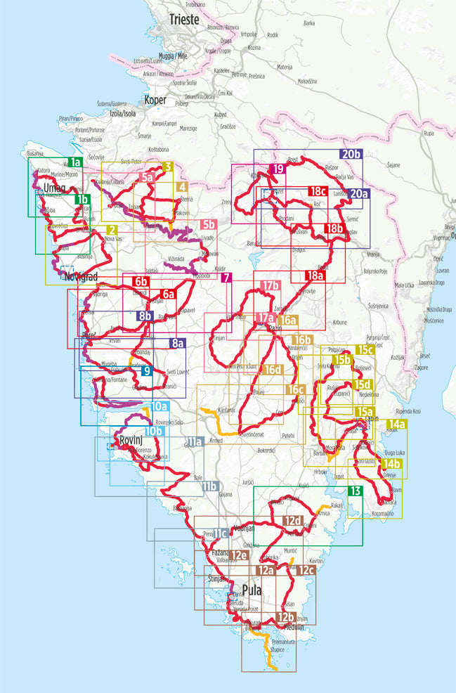 Istrien Radregion - Bikeline Radtourenbuch