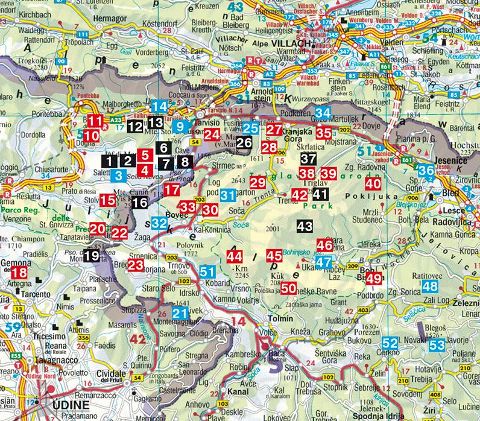 Julische Alpen - Rother Wanderführer