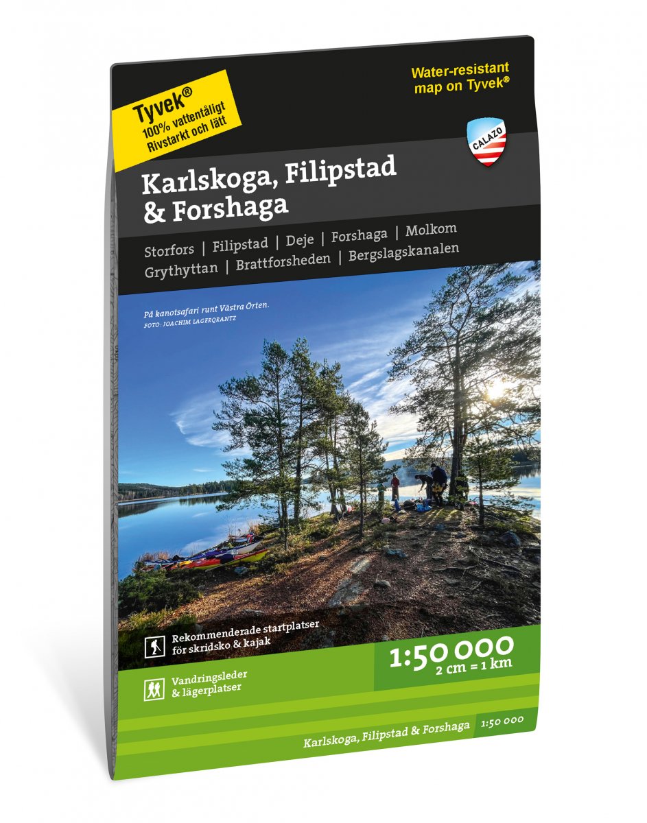 Karlskoga, Filipstad & Forshaga 1:50 000 - Calazo Wanderkarte
