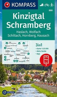 880 Kinzigtal-Schramberg 1:25.000 - Kompass Wanderkarte