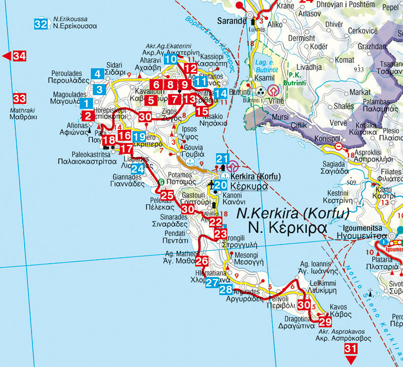 Korfu - Rother Wanderführer