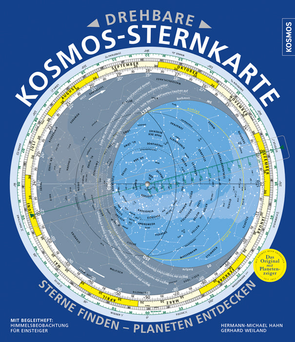 Drehbare Kosmos-Sternkarte - Sterne finden & Planeten entdecken