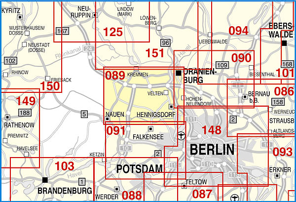 089 Osthavelland, Krämer Forst und Umgebung 1:35.000
