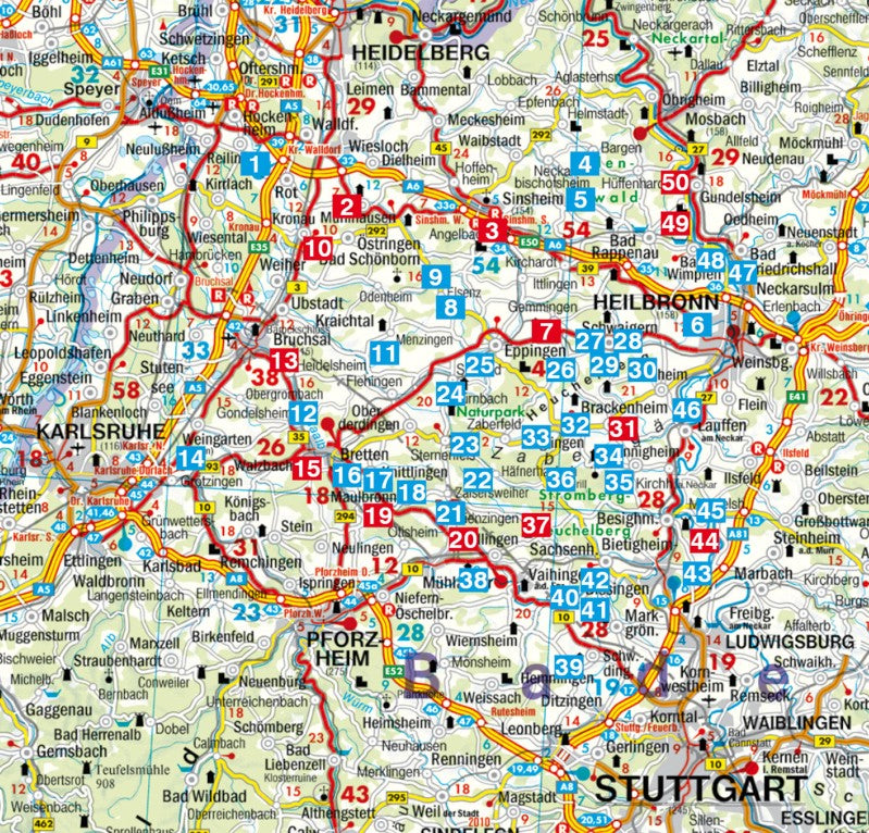 Kraichgau - Rother Wanderführer