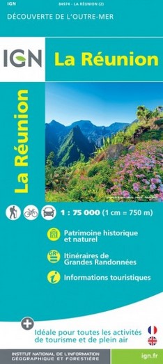 La Reunion 1:75.000 Landkarte