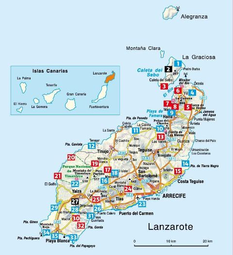 Lanzarote - Rother Wanderführer