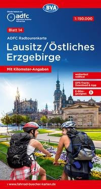 ADFC-Radtourenkarte 14 Lausitz / Östliches Erzgebirge 1:150.000