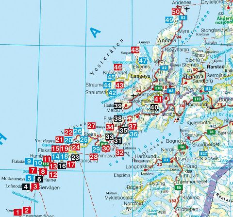 Lofoten und Vesteralen - Rother Wanderführer