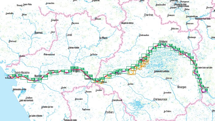 Loire-Radweg - Bikeline Radtourenbuch