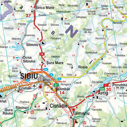 Rumänien und Moldawien - 1:500.000