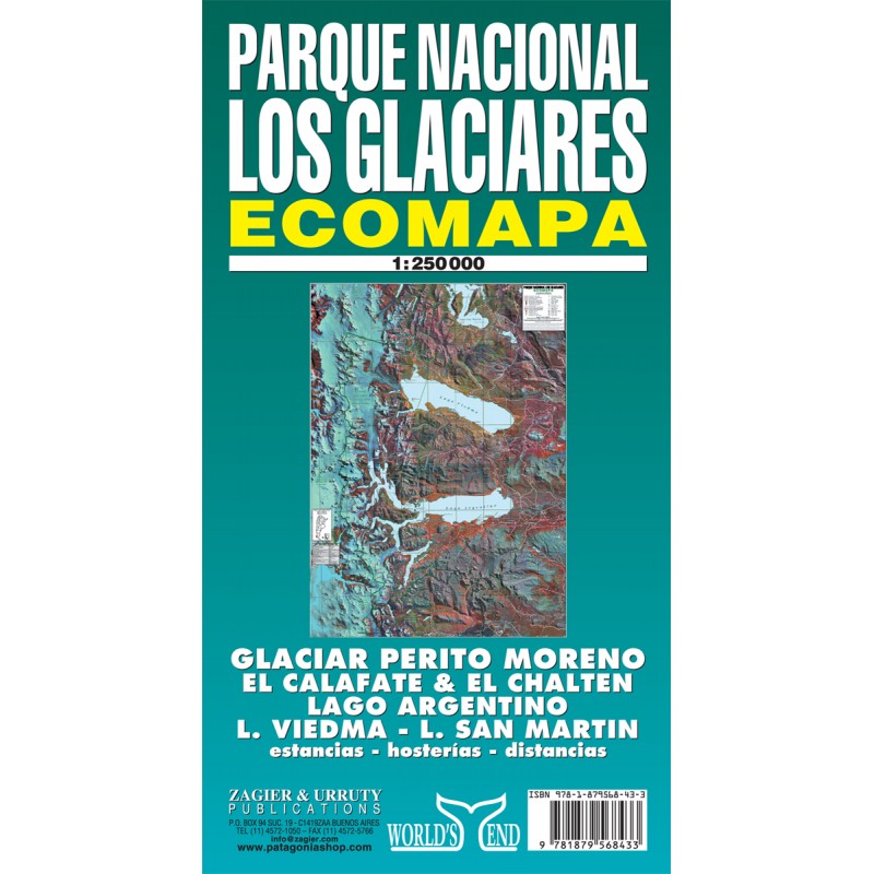 Parque Nacional Los Glaciares 1:250.000