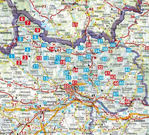 Mühlviertel - Rother Wanderführer