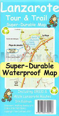 Lanzarote 1:40.000 Wanderkarte Discovery Walking (längere Lieferzeit!)