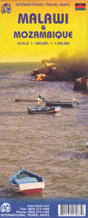 Mozambique & Malawi - 1:900,000 / 1:1;900,000