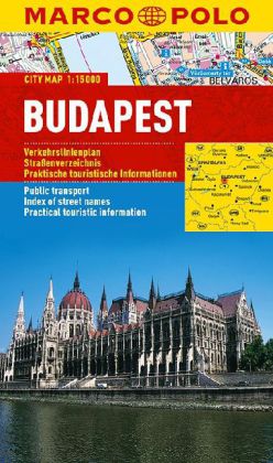 Budapest 1:15.000 - Marco Polo Stadtplan