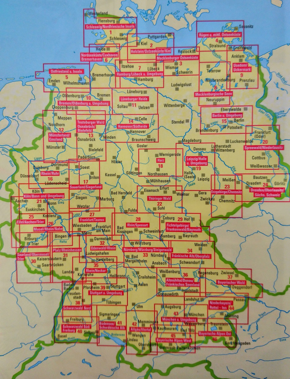 Ostfriesland und Inseln 1:100.000 - Marco Polo Freizeitkarte