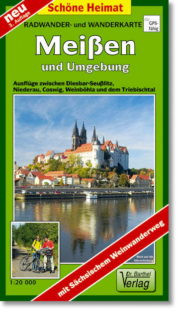 074 Meißen und Umgebung 1:20.000 Rad- und Wanderkarte