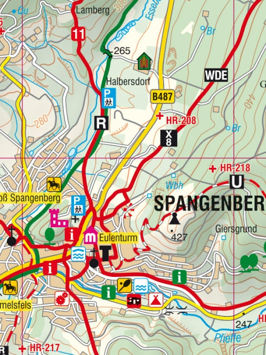 Melsunger Land 1:33.000 - Rad- und Wanderkarte